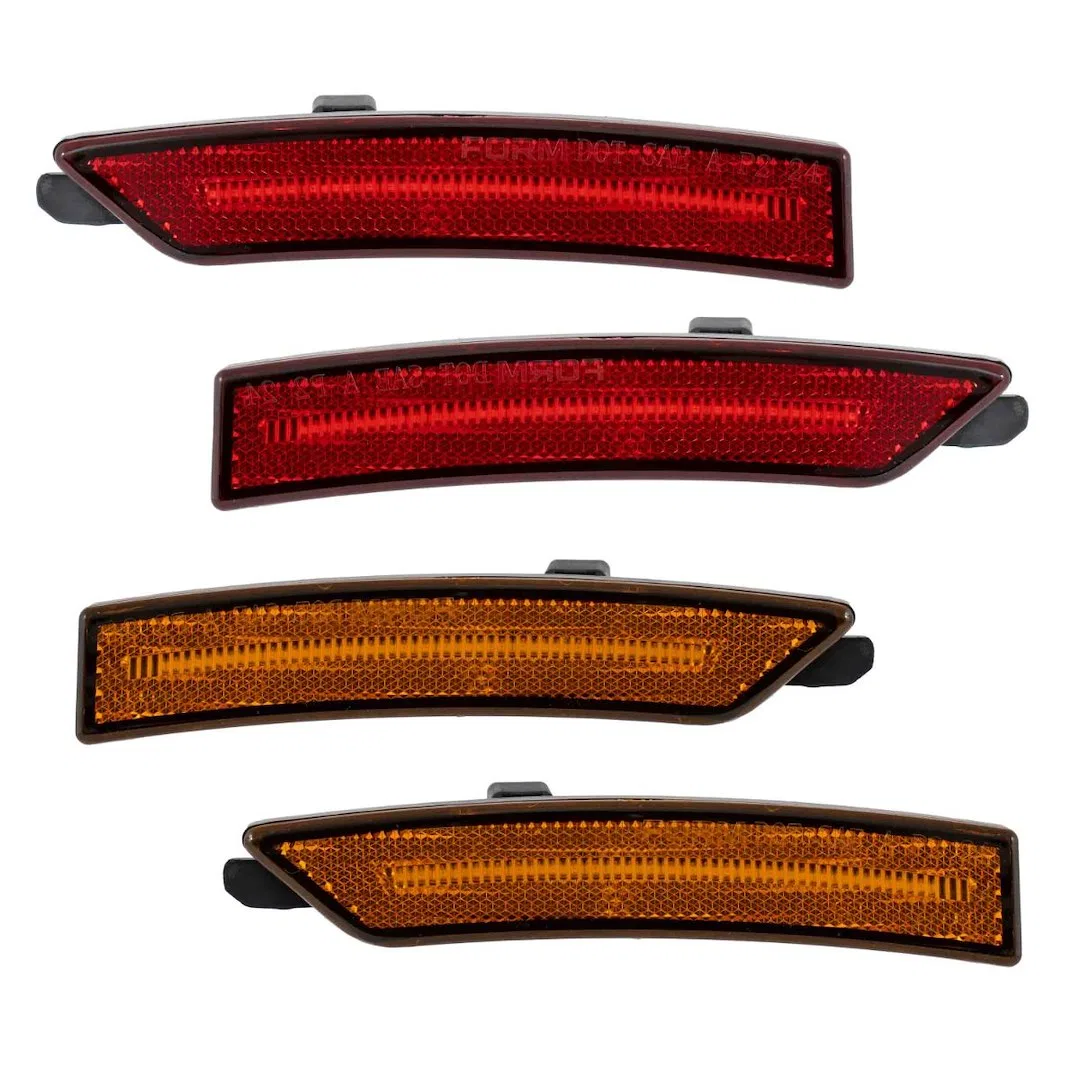 FL0090 – DIODE DYNAMC Side Marker Light, Fender Mount Amber/ Red Lens Black Trim LED Amber/ Red Bulb Polycarbonate Le...